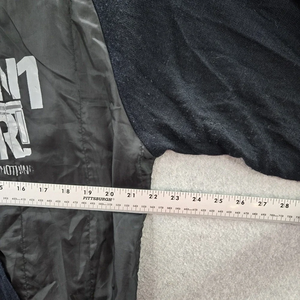 Adidas Sweatshirt XL Black Text‎ Graphic Logo Long Sleeve
